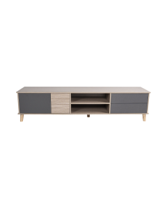 Rhine Tv Stand Brown Oak Wood