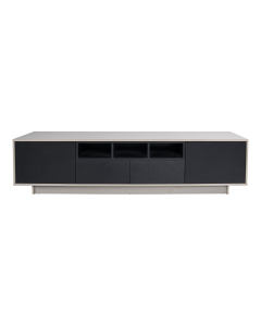 Sleek Tv Stand Gray Wood