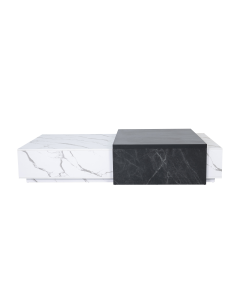 Tilda Coffee Table Black White Wood