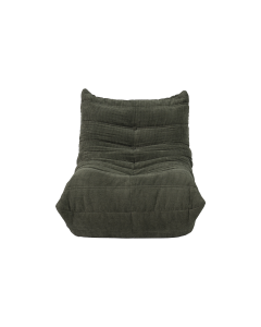 Ambrose 1 Seater Compressed Sofa Olive Green