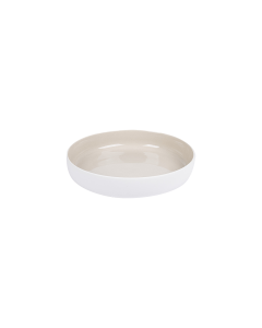 Sunny Salad Bowls Matte White Ceramic