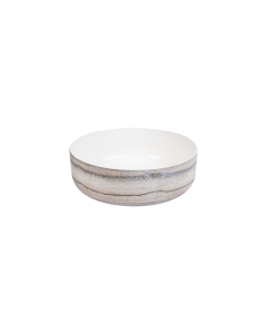 Dove Salad Bowls Matte White Ceramic
