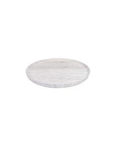 Helip Plate Matte White Ceramic