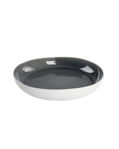 Milo Ceramic Bowl Gray Matte White