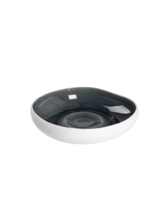 Milo Ceramic Bowl Gray Matte White