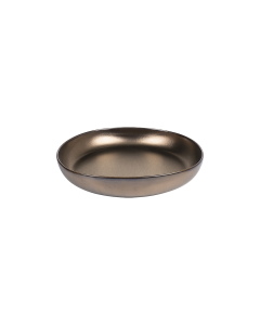 Gable Bowl Brown Ceramic