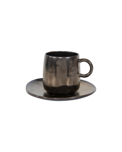 Sorrento Cup Brown Ceramic