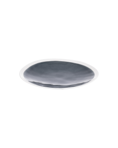 Duke Plate Charcoal Ceramic