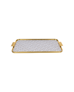 Ebomy Tray Gold Ceramic