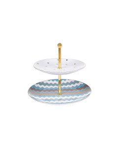 Celo Plate Gold Ceramic