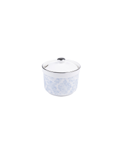 Spiro Sugar Pot Silver Ceramic