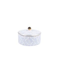 Iniyo Jar With Lid Silver Ceramic