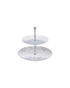 Luneato Ceramic Plate - Silver