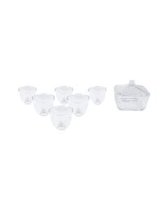 Irene Tea Set 7Pcs Glass 1Bowl,6Cups