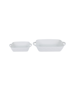 Zerrin Baking Plate White Ceramic