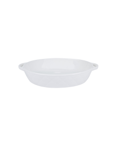 Zerrin Baking Plate White Ceramic