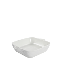 Crius Ceramic Baking Plate White