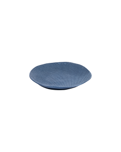 Etna Plate Blue Ceramic Flat