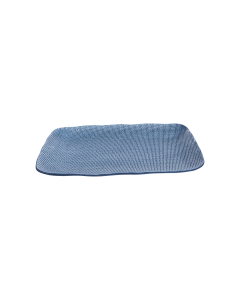 Etna Plate Blue Ceramic Rectangle
