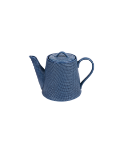 Etna Tea Pot Blue Ceramic Teapot