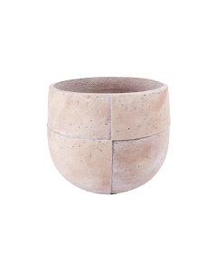 Etric Plant Pot Mud Red Cement