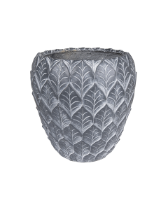 Mari Plant Pot Dark Gray Cement