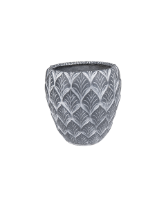 Mari Plant Pot Dark Gray Cement