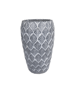 Mari Plant Pot Dark Gray Cement