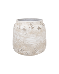 Gynura Plant Pot Brown Cement