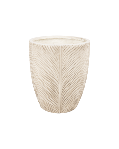 Carlina Plant Pot White Cement
