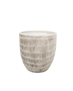 Daphne Cement Plant Pot Light Beige