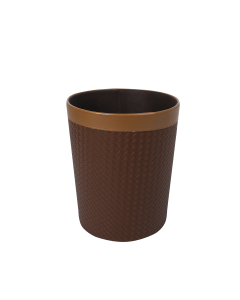Frill Trash Can Caramel PU Leather