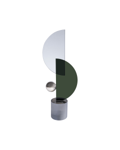 Meeca Table Decor Clear Black Crystal