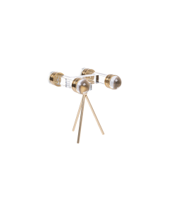 Jia Table Decor Gold Black Crystal