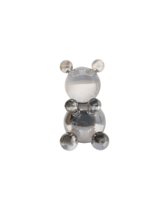 Hev Bear Table Decor Smokey Gray Crystal