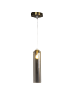 Bakubo Pendant Lamp Smoky Metal Glass