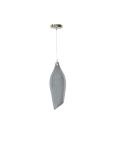 Clemance Pendant Lamp Smoky Metal Glass