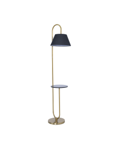 Eroica Floor Lamp Copper Metal Fabric
