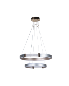 Beatrice Pendant Lamp Gray Gold Aluminum
