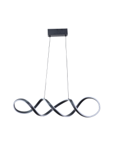 Maryse Pendant Lamp Black Aluminum