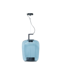 Olsson Pendant Lamp Sea Blue Steel Crystal