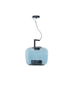 Olsson Pendant Lamp Sea Blue Metal Glass