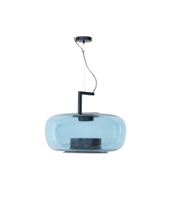 Olsson Pendant Lamp Sea Blue Metal Glass