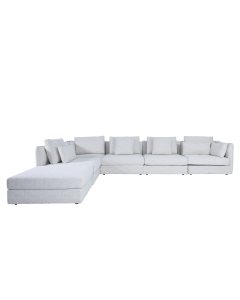 Abriella 6 Seater Sofa Beige