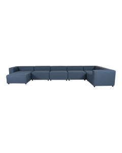 Eufemia 5 Seater Sofa Navy Blue