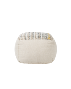 Jaxx Poufs Ivory Cotton