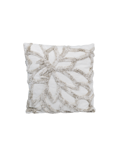 Maite Cushion Ivory Cotton Micro