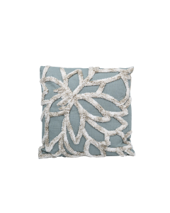 Maite Cushion Light Blue Cotton Micro
