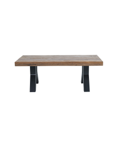 Anne Coffee Table Wood Iron 110x60x45 Cm