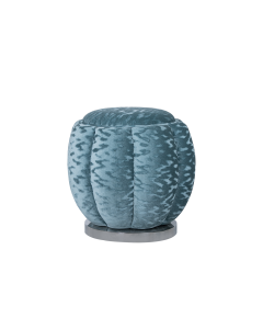 Gigi Poufs Wood Fabric